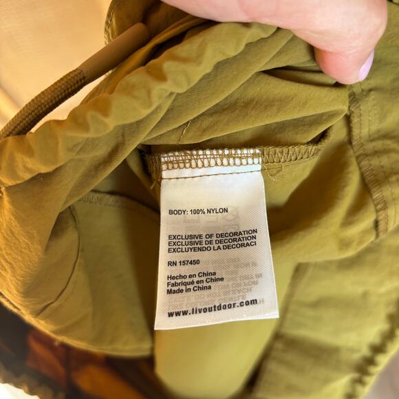 LIV Outdoor Green Waterproof Cargo Jacket Nylon Size Small - Picture 5 of 6